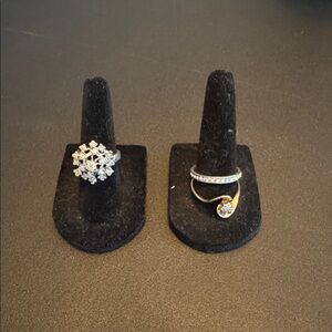 Set of 3 costume jewelry rings